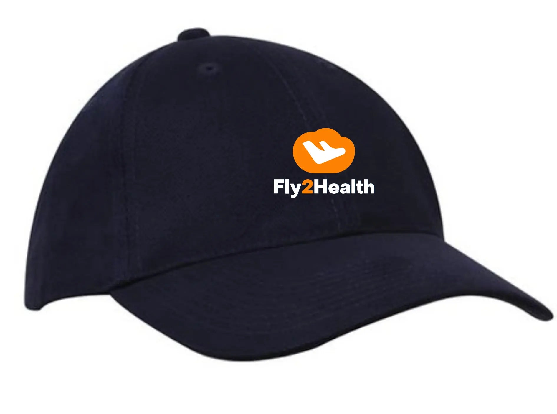 Fly2Health Brushed Heavy Cotton Cap X12 - 4199 Headwear Professionals